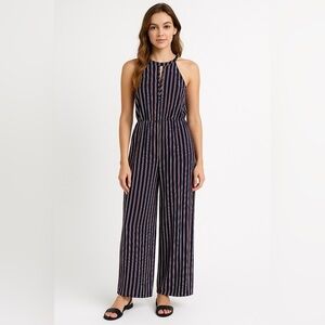 Striped Jumpsuit